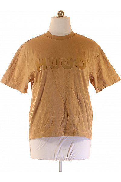 Hugo Boss Pánské Tričko Hnědé Vel. M