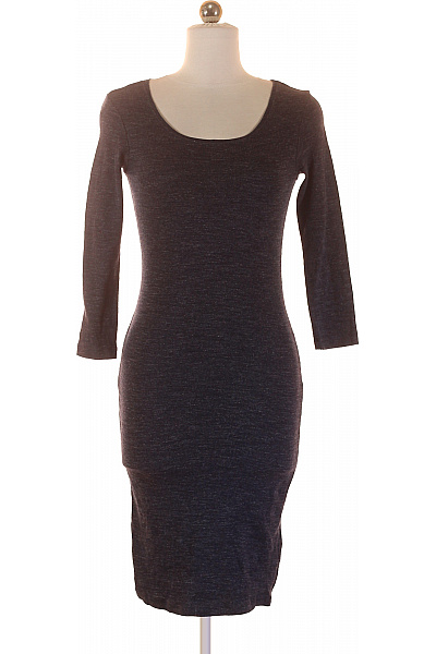 Tričkové  Šaty Modré Vel. XS | HM  | obrázek 2