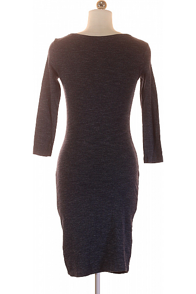 Tričkové  Šaty Modré Vel. XS | HM  | obrázek 3