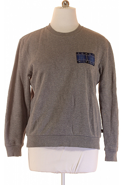 TOMMY HILFIGER Pánská Mikina Šedá Vel. L