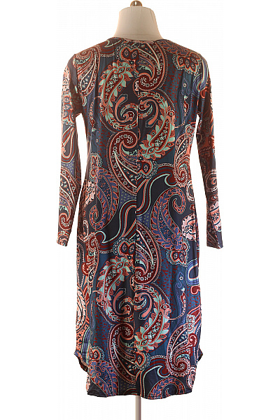  Šaty s Květinovým Potiskem Barevné Second hand Vel. XXL | Unimoda | obrázek 3