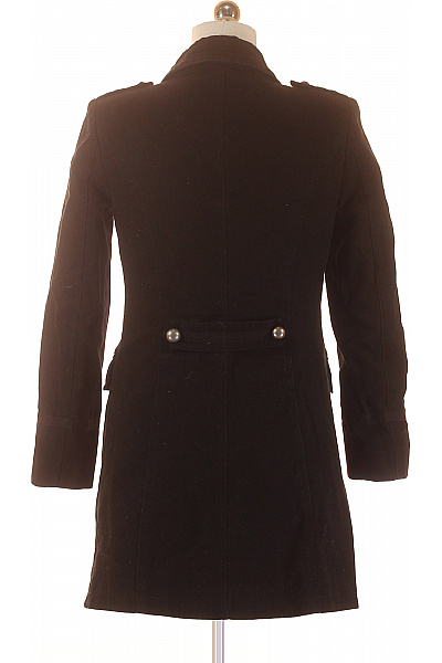 Dorothy Perkins Dámský bavlněný černý dvouřadý vojenský krátký kabát elegantní Vel. 40 | Dorothy Perkins | obrázek 2