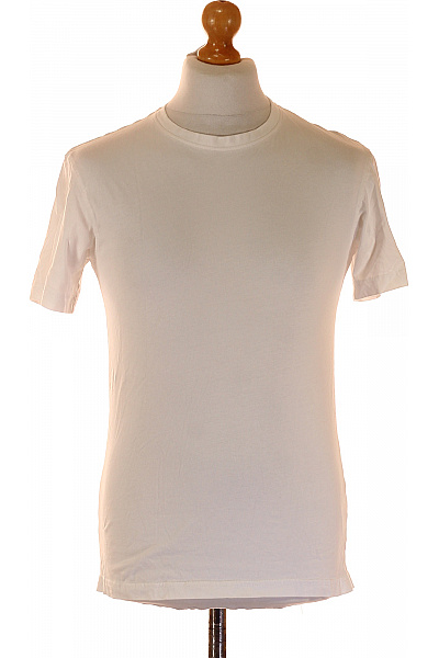 LAWRENCE GREY Pánské bavlněné bílé tričko basic s krátkým rukávem a kulatým výstřihem Velikost L | LAWRENCE GREY | obrázek 2