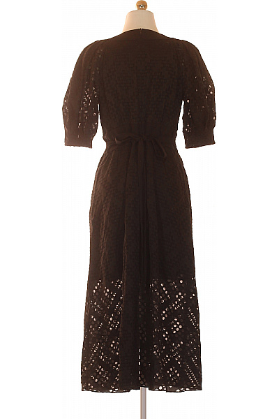 ted baker Černé krajkové šaty midi s krátkým rukávem Vel. S | ted baker | obrázek 2