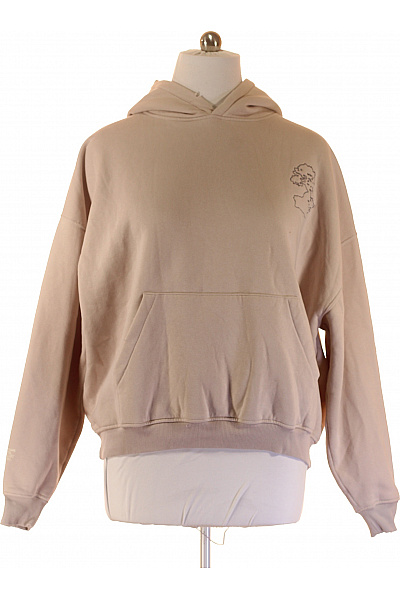 Pánská Mikina Béžová PULL&BEAR Vel. XL