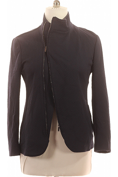ARMANI Dámský Polyamidový Prošívaný Krátký Kabát Na Zip Moderní Stylový Velikost 50