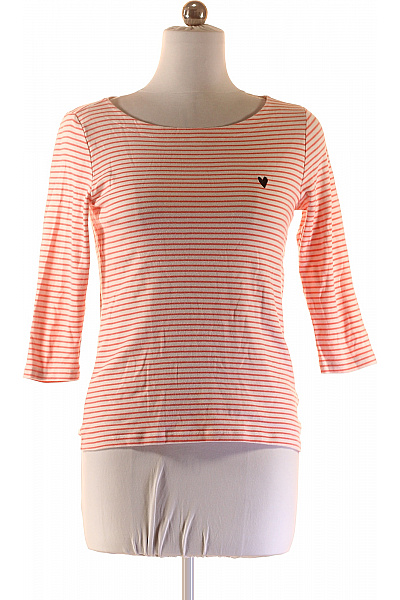 Dámské Tričko S Potiskem Červené TOM TAILOR Vel. M