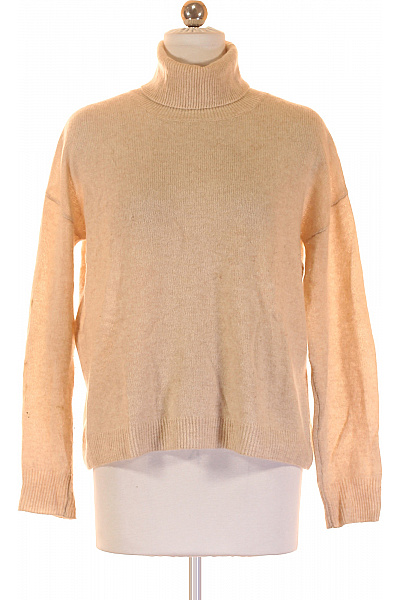 Dámský Svetr Kašmírový Béžový Vel. 36