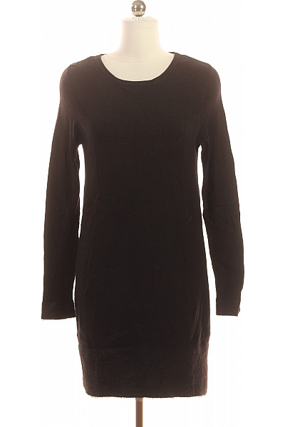 s.OLIVER Dámské černé pletené šaty dlouhý rukáv jednoduché tunikové Velikost 34 | s.OLIVER | obrázek 2