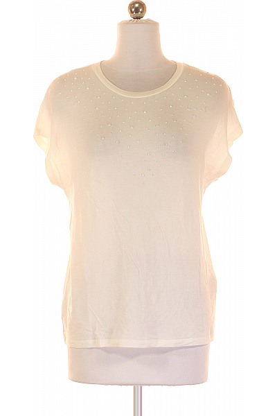 Jednoduché Dámské Tričko Bílé VERO MODA Vel. S | VERO MODA | obrázek 2