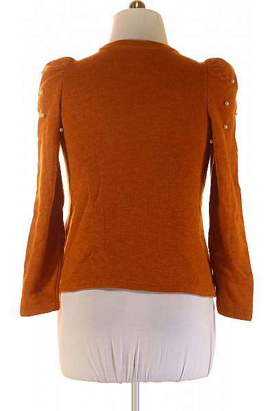 Dámský Pulovr Oranžový Second hand Vel. XL | JACQUELINE DE YONG | obrázek 2