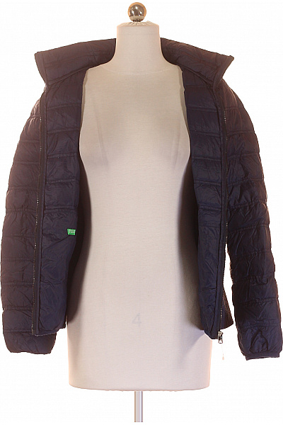 BENETTON Dámská Bunda Modrá Second hand | BENETTON | obrázek 3