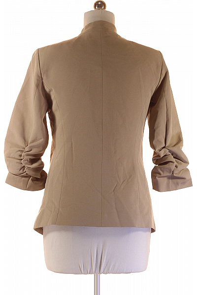 ONLY Dámský béžový blejzr ležérní vypasované moderní na zip bez klop Vel. 38 | ONLY | obrázek 3