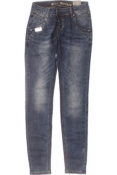 Boyfriend Dámské Džíny Modré Blue Monkey Vel. 25
