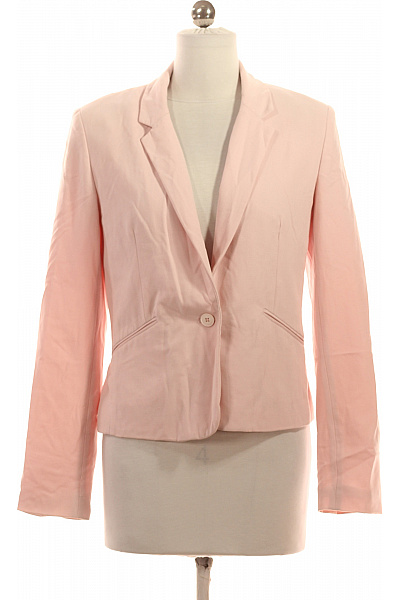 BODY FLIRT Polyesterové Společenské Sako Růžové Elegantní Vypasované Jednořadé S Jedním Knoflíkem Velikost 36