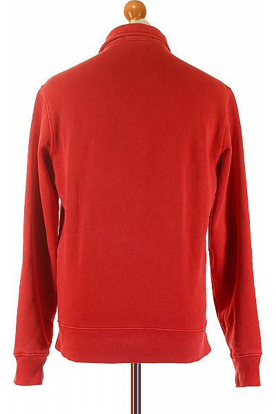 Ralph Lauren Bavlněná červená mikina se zipem u krku s výšivkou surf Velikost S | Ralph Lauren | obrázek 2