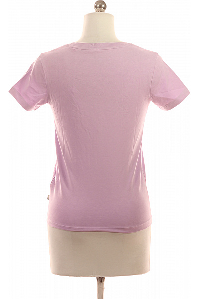 Guess Jednoduché Dámské Tričko Fialové Vel. S | Guess | obrázek 3