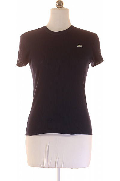 Dámské Tričko Modré LACOSTE Vel. 42