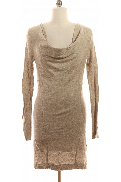  Šaty Pletené Béžové MANGO Vel. S | MANGO | obrázek 2