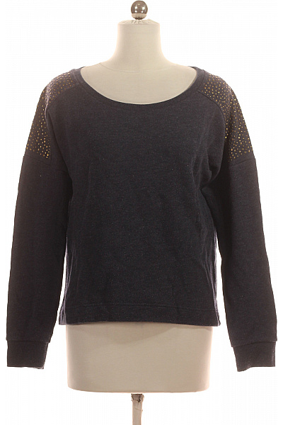 Esprit Dámská Mikina Bez Zapínání Modrá Second Hand Vel. S