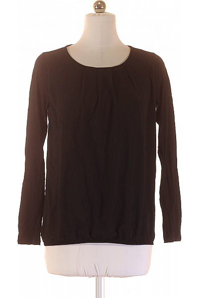 Orsay Dámská černá halenka dlouhý rukáv elegantní úpletová s gumou v pase Vel. L | Orsay | obrázek 2