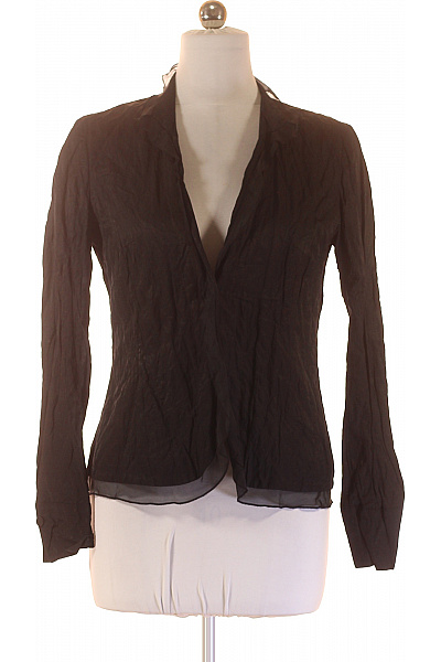 TAIFUN Černý elegantní vypasovaný blejzr s dlouhým rukávem a strukturou Vel. 42 | TAIFUN | obrázek 2