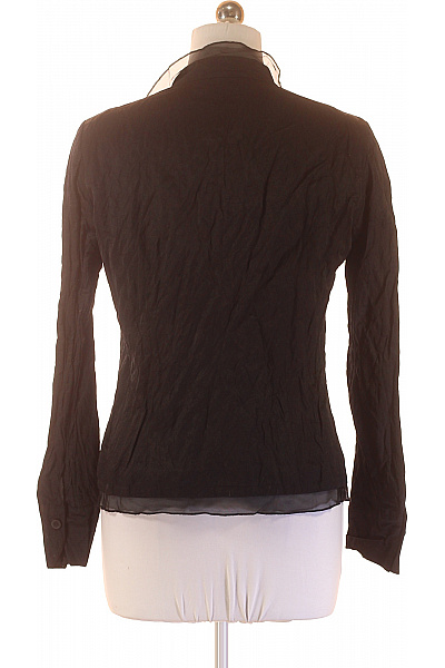 TAIFUN Černý elegantní vypasovaný blejzr s dlouhým rukávem a strukturou Vel. 42 | TAIFUN | obrázek 3