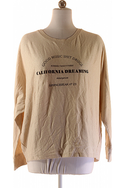 Liv Bergen Dámské Tričko Béžové Vel. M