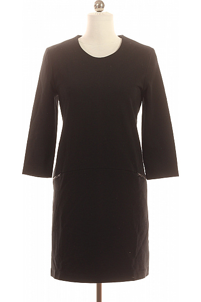 MANGO  Mikinové Šaty Černé Second hand Vel. S | MANGO | obrázek 2