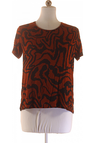 B.young Dámské Tričko s Potiskem Hnědé Second hand Vel. M | b.young | obrázek 2