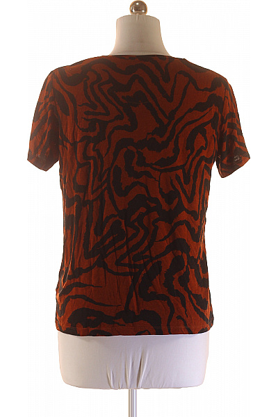 B.young Dámské Tričko s Potiskem Hnědé Second hand Vel. M | b.young | obrázek 3