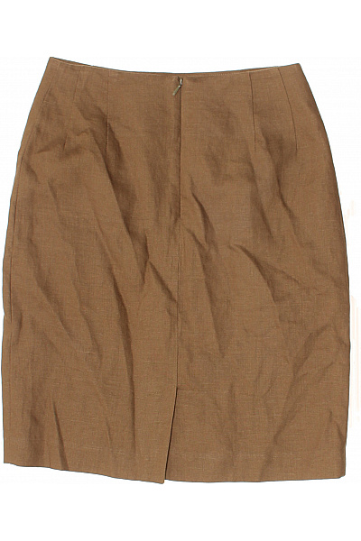 Sukně Lněná Zelená Second hand | Unimoda | obrázek 3