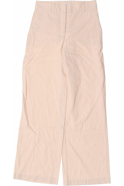 MANGO Dámské Kalhoty Béžové Second hand Vel. 34 | MANGO | obrázek 2