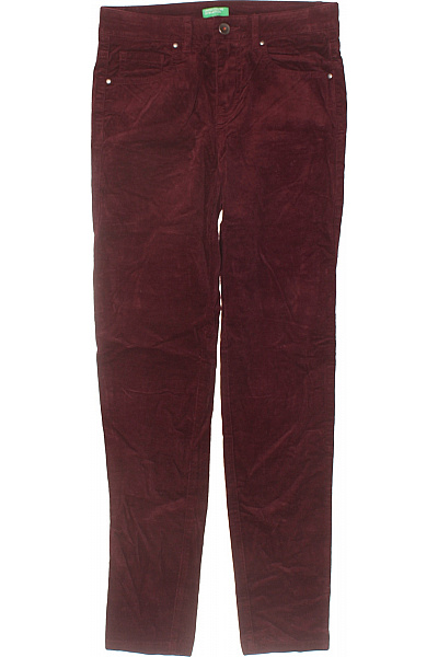 Dámské Džíny Vínová BENETTON Vel. 38