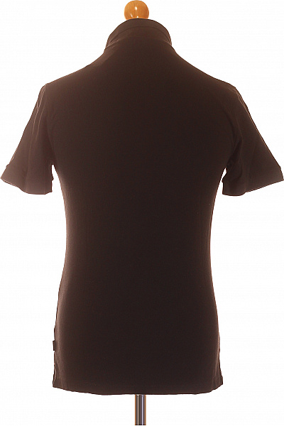 Pánské Tričko s Límečkem Černé Hugo Boss Vel. XS | Hugo Boss | obrázek 3