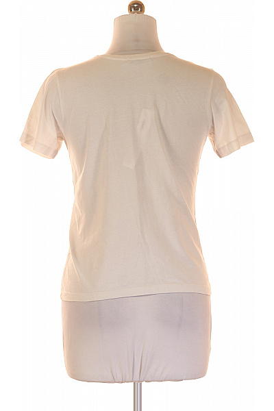 Dámské bílé tričko s krátkým rukávem a potiskem kolibříka Vel. M | Unimoda | obrázek 2