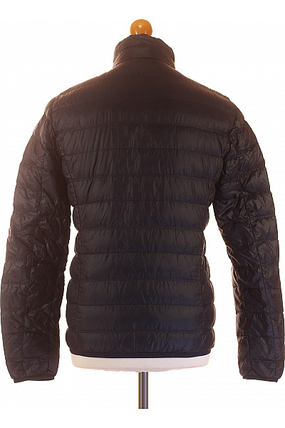 ARMANI Prošívaná Pánská Bunda Modrá Second hand Vel. S | ARMANI | obrázek 3