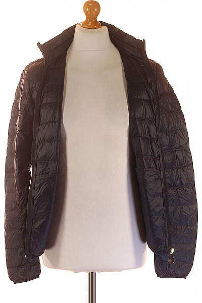 ARMANI Prošívaná Pánská Bunda Modrá Second hand Vel. S | ARMANI | obrázek 4