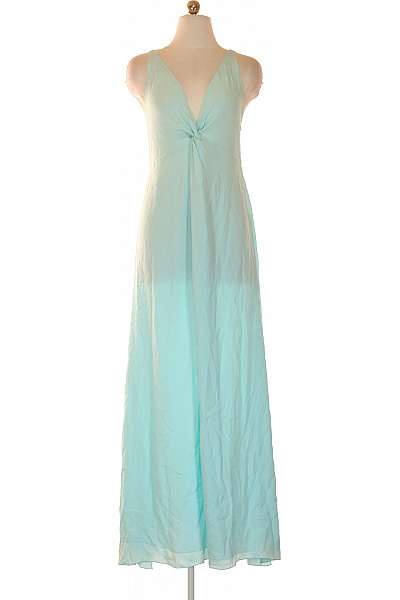 BLUGIRL Dámské šaty Bez Rukávů Pastelové Dlouhé Elegantní Velikost 38