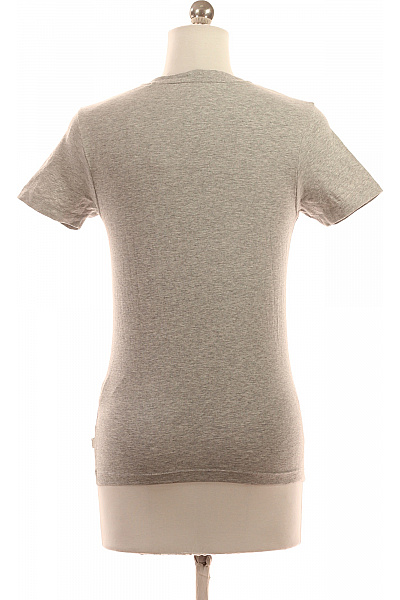 Guess Jednoduché Dámské Tričko Šedé Second hand Vel. S | Guess | obrázek 3