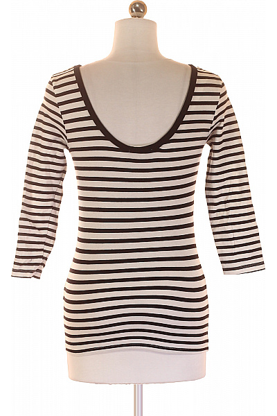 Jennyfer Dámské Tričko Černobílé Second hand Vel. S | jennyfer | obrázek 3