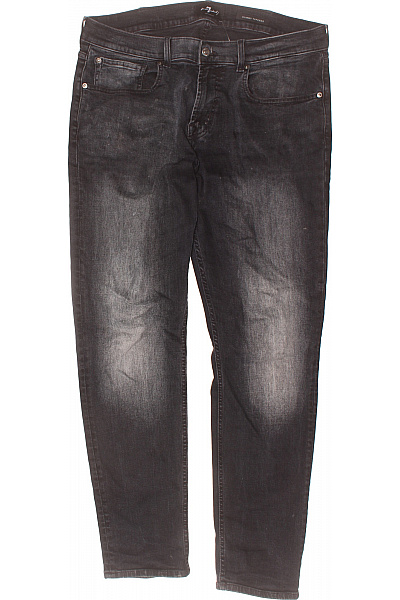 Pánské Rovné Džíny Černé Vel. 36