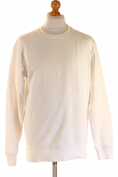 Pánská Mikina Bílá JACK & JONES Second Hand Vel. L