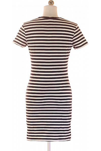 Tričkové  Šaty Barevné Second hand Vel. S | basic | obrázek 3