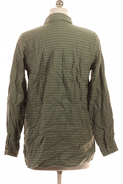 DeFacto Dámská zelená tuniková halenka s dlouhým rukávem a proužkem Velikost S | DeFacto | obrázek 2