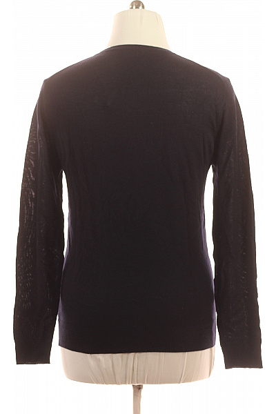 J.Lindeberg Pánský tmavě modrý lehký tenký pulovr přes hlavu s dlouhým rukávem Velikost XL | J.Lindeberg | obrázek 2