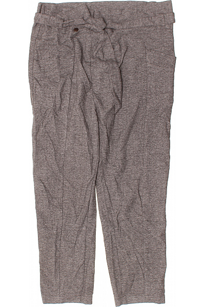 ZARA Dámské Kalhoty S Vysokým Sedem Šedé Second Hand Vel. XS