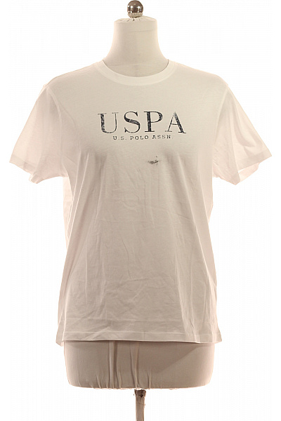 U.S.POLO ASSN. Dámské Tričko S Potiskem Bílé