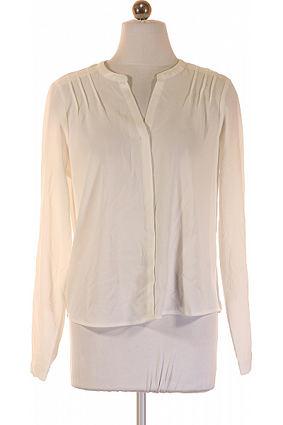 VILA Jednobarevná halenka s dlouhým rukávem a výstřihem do V Velikost S | VILA | obrázek 2