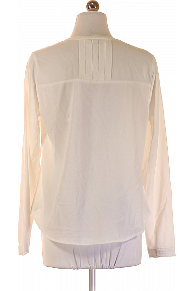 VILA Jednobarevná halenka s dlouhým rukávem a výstřihem do V Velikost S | VILA | obrázek 3